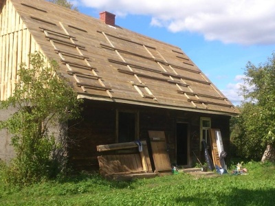 Wyremontowali starą wiejską chatę. 