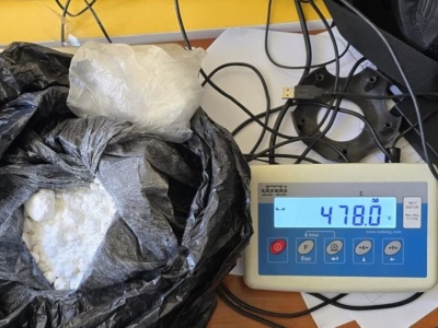 Pół kilograma amfetaminy w aucie