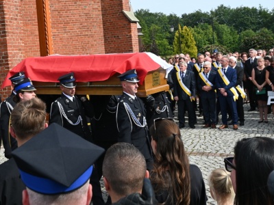 Ostatnie pożegnanie druha Krystiana Dułaka