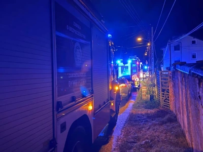 Wieczorna interwencja straży pożarnej w Mysłakowicach