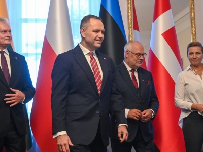 Nawrocki spotkał się z liderami państw bałtyckich i premier Danii. Dołączył Zełenski