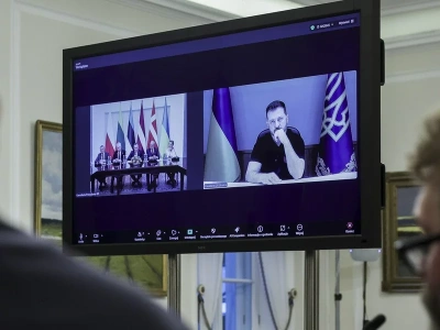 Zełenski podziękował Nawrockiemu