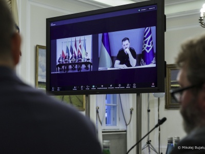 Zełenski zabrał głos po rozmowie z Nawrockim. 