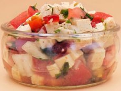 Meksykańska salsa idealna do pieczywa. Z 1 dodatkiem zamienia się w białkową bombę