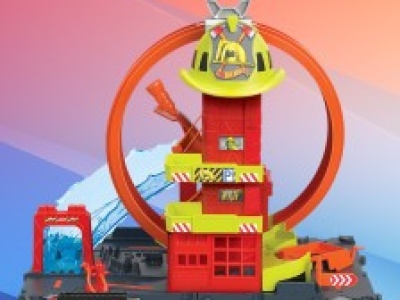 Tor Hot Wheels City Remiza strażacka z jednym samochodzikiem za 77,99 zł w Amazon PL