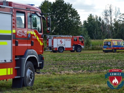 Przygotowywali się do zawodów. Strażak trafił do szpitala