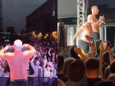 Fani na koncercie Peji z okrzykami: „J***ć Izrael”