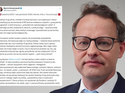 Romanowski o Tusku: Polacy nie chcą szulera