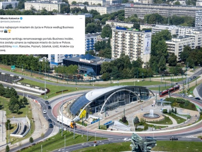Katowice wygrały ranking na najlepsze miasto do życia w Polsce