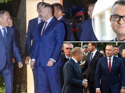 Tusk i Nawrocki spotkali się na Westerplatte. Ekspert odczytał to ze zdjęć