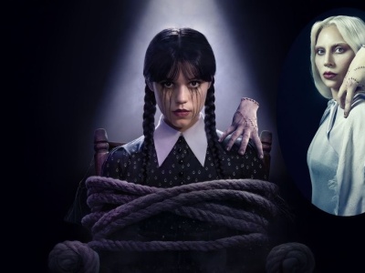 Lady Gaga cała na biało jako legenda Akademii Nevermore w 2. sezonie Wednesday! Pierwsze zdjęcie gwiazdy w hicie Netflixa