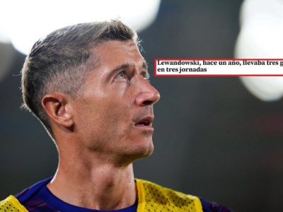 Rok temu było zupełnie inaczej. Hiszpanie piszą o Lewandowskim