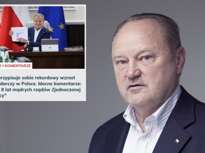 Szewczak: Bilionerzy? To jakieś występy kabaretowe Tuska