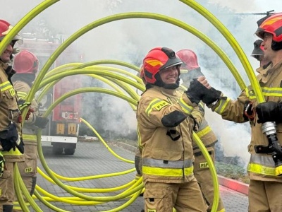 Pożegnanie strażaka odchodzącego na emeryturę
