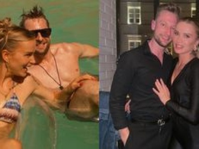 Michał Danilczuk dokazuje w basenie z odzianą w bikini Maffashion: 