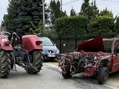 Mad Max – wersja podkarpacka. Zaczęło się od tego, że pijany traktorzysta ciągnął spalony wrak…