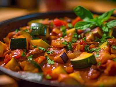 Szybka potrawka z cukinii według Jurka Sobieniaka. Z ulubionym serem smakuje bosko!