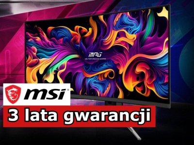 500 zł taniej niż kiedykolwiek za monitor MSI MPG 34 cale 240 Hz QD-OLED