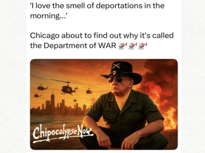 Donald Trump zapowiada Chipocalypse: Uwielbiam zapach deportacji o poranku