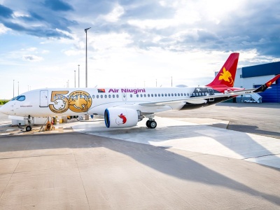 Air Niugini pokazały pierwszego A220 w specjalnych barwach (zdjęcia)