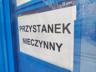 Zawieszenie obsługi przystanku