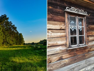 Mazowiecka wieś na weekend w Polsce. Ma piękną przyrodę i jest pełna atrakcji