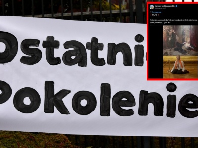 Aktywistka OP obnażyła się na Zamku Królewskim!