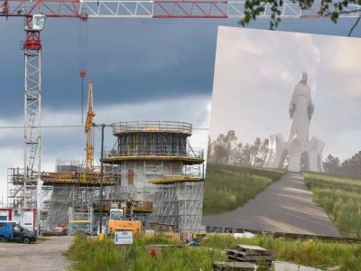 Konotopie: budowa Mega Maryi, pomnika większego niż Jezus Świebodziński, ze wsparciem miliardera, Romana Karkosika