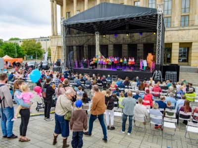 Piknik Teatru Wielkiego w Łodzi. Występy, koncerty i warsztaty [ZDJĘCIA]