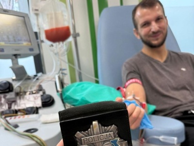 Podkarpacki policjant ratuje życie mężczyźnie z Australii. Dawcą szpiku może zostać prawie każdy