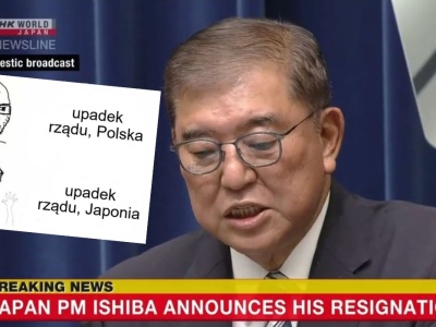 Japonia: rząd upadł po niecałym roku rządzenia, premier podał się do dymisji 