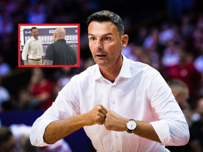 Tylko zobacz, z kim spotkał się trener Polaków. Tuż po konferencji
