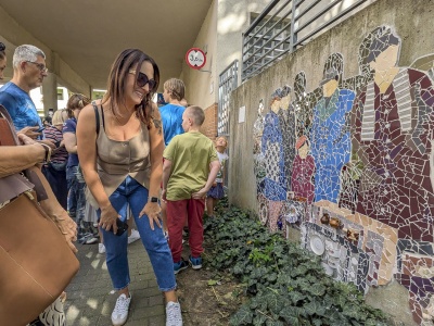 Pierwsi szczecinianie uwiecznieni na mozaice [WIDEO, ZDJĘCIA]