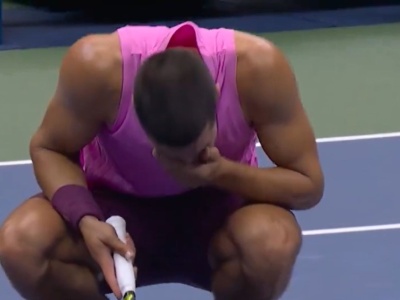 Ta piłka zakończyła US Open. Carlos Alcaraz był wulkanem emocji [WIDEO]