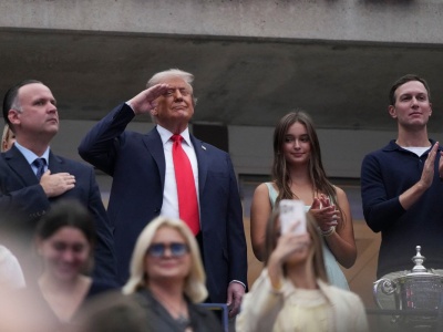Oto co zrobił Trump w trakcie finału US Open. 