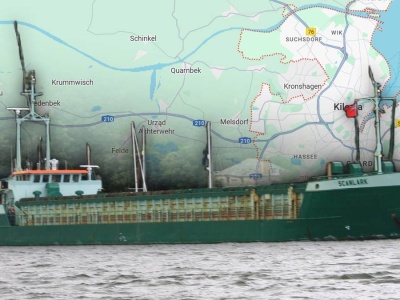 Podejrzany frachtowiec zatrzymany w Niemczech. To prawdopodobnie statek szpiegowski