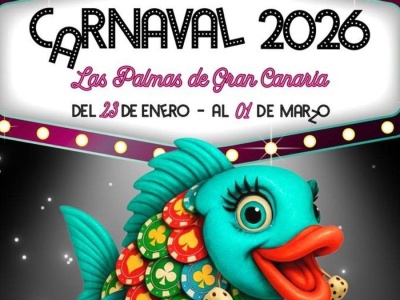 Sardynka z kostkami w kolczykach – plakat Karnawału 2026