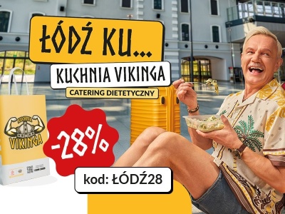 Kuchnia Vikinga ze specjalną promocją dla łodzian! Cezary Pazura ambasadorem kampanii