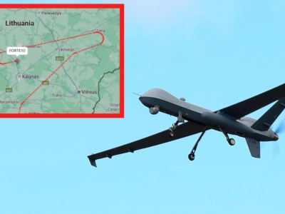 Ogromny dron pojawił się blisko przesmyku suwalskiego. NATO pokazuje siłę