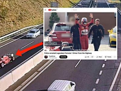 Przez 6 lat jeździł bolidem F1 po czeskich drogach. W końcu został zatrzymany