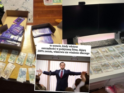 Służby rozbiły piramidę finansową, która z sukcesami znajdowała nowe owieczki