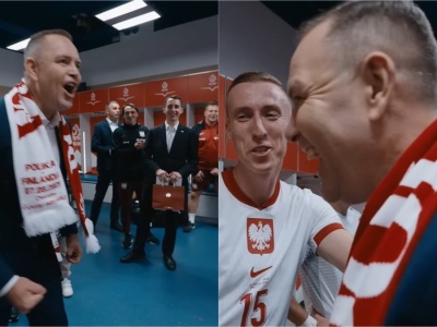 Nawrocki zobaczył znajomą twarz w szatni Polaków. Oto co powiedział