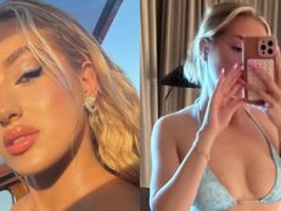 Caroline Derpienski wygina się przed lustrem w bikini. Forma godna pozazdroszczenia?