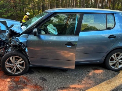 Zderzenie koło Dębnicy (ZDJĘCIA)