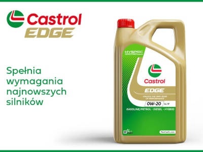 Castrol EDGE – zwiększa wydajność w zgodzie z najnowszymi specyfikacjami silników