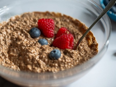 Proteinowy czekoladowy pudding chia