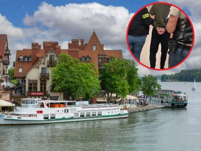 Brutalny napad w hotelu w Mikołajkach. Sprawcy grozili turyście nożem