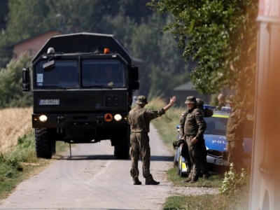 Północ Polski też nie była bezpieczna. Dron spadł niedaleko kluczowych jednostek