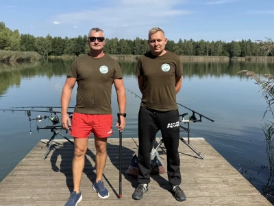 Zawody wędkarskie na Sosinie