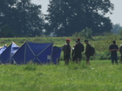 Rosyjski dron runął pod Elblągiem, 12 km od bazy NATO. 